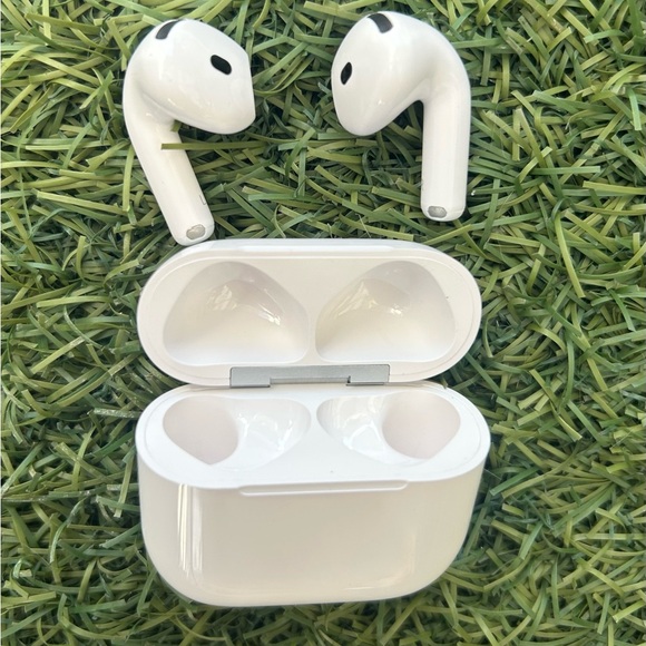 Wireless White Earbuds with Charging Case